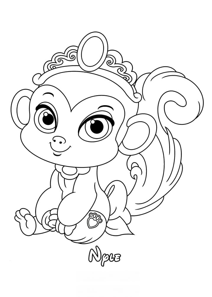tranh tô màu Tô Màu Palace Pets