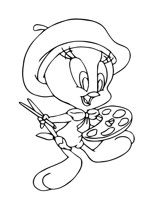 tranh tô màu Tô Màu Looney Tunes