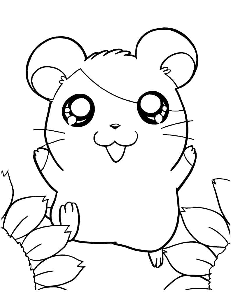 tranh tô màu Tô Màu Hamtaro