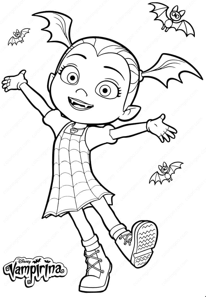 tranh tô màu Tô Màu Vampirina