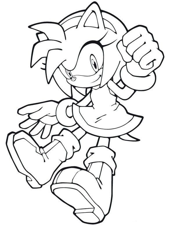 tranh tô màu Tô Màu Amy Rose