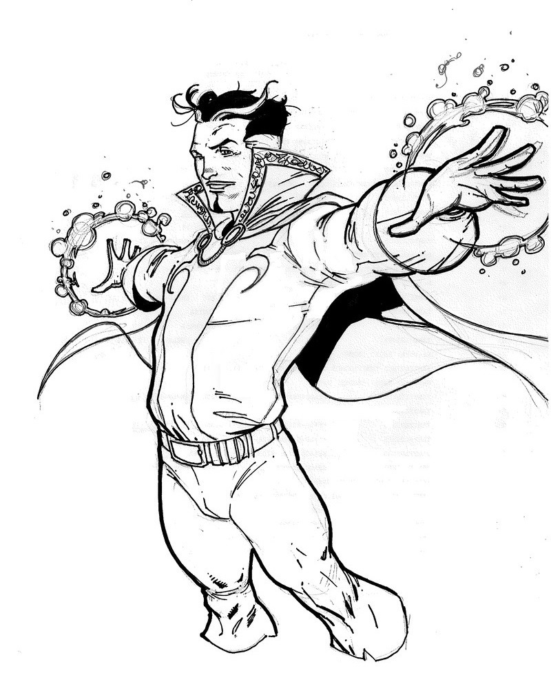 tranh tô màu Tô Màu Dr. Strange