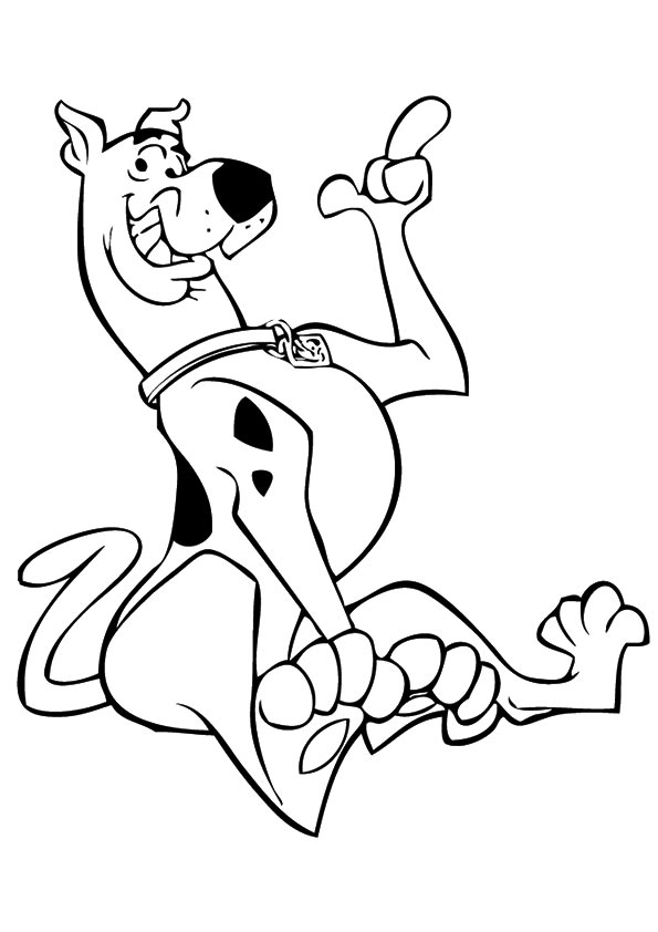 tranh tô màu Tô Màu Scooby Doo
