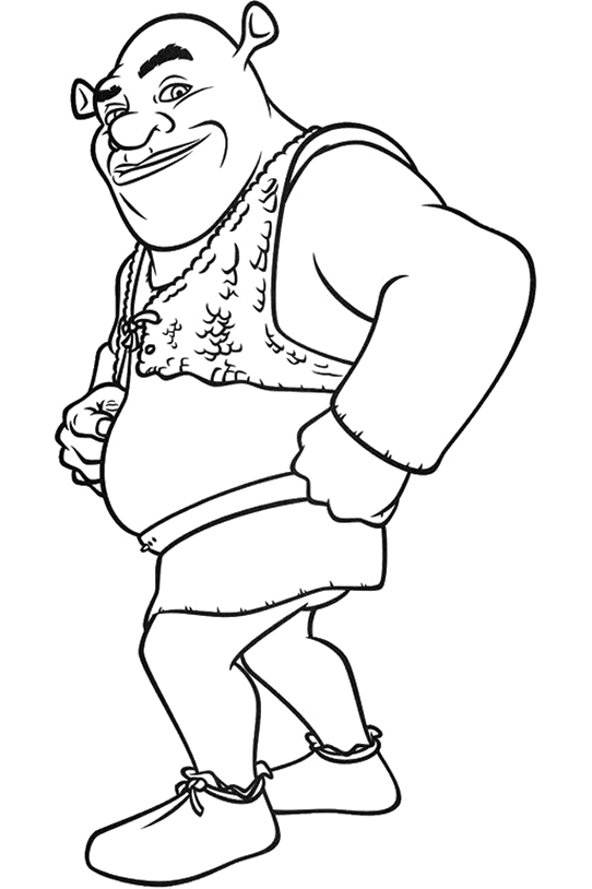 tranh tô màu Tô Màu Sherk