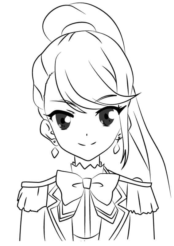 tranh tô màu Tô Màu Aikatsu