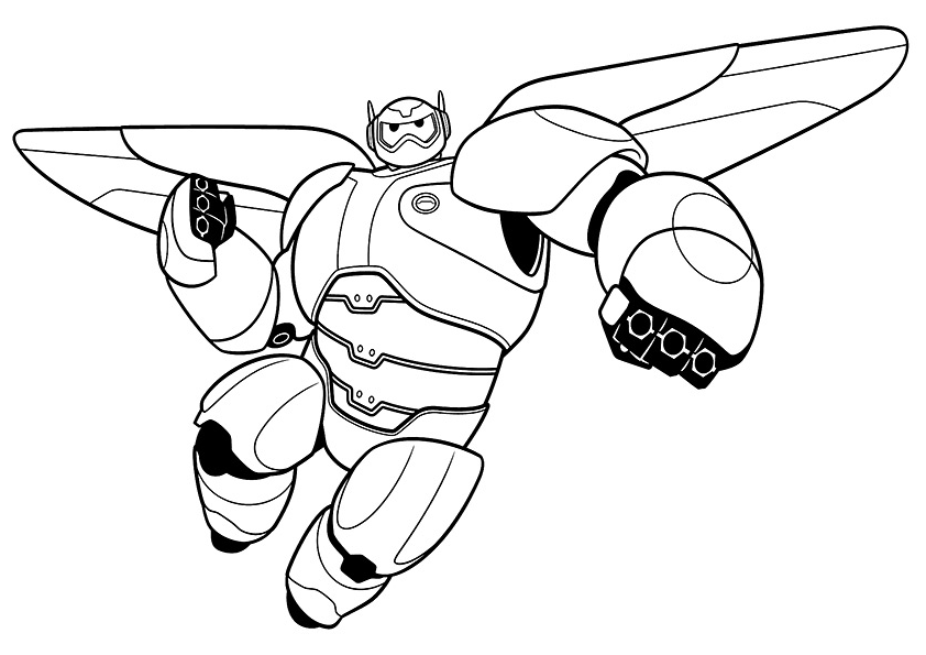 tranh tô màu Tô Màu Big Hero 6