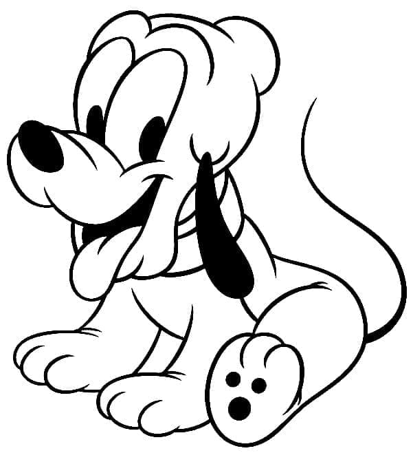 tranh tô màu Tô Màu Pluto