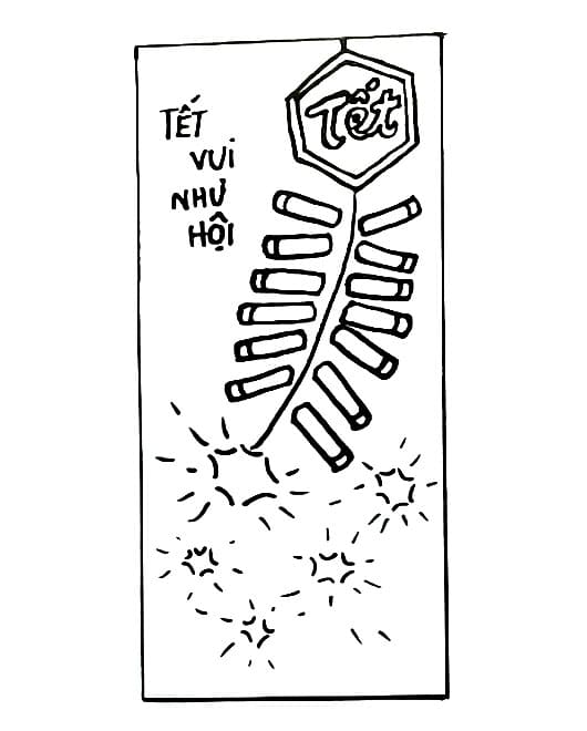tranh tô màu Tô Màu Bao Lì Xì