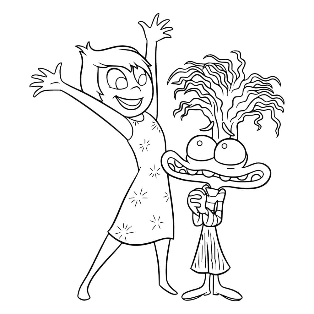tranh tô màu Tô Màu Inside Out 2