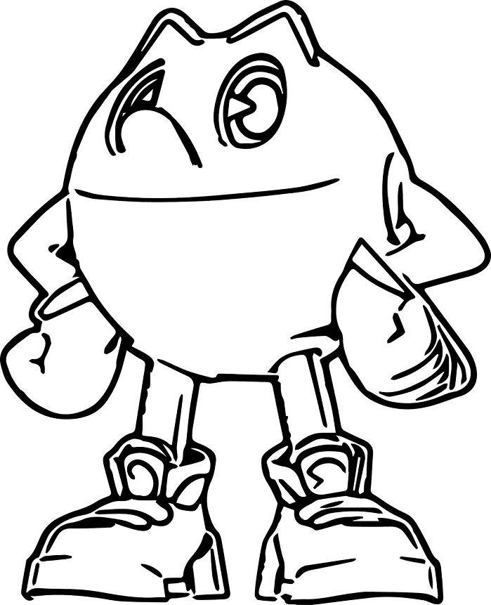 tranh tô màu Tô Màu Pacman