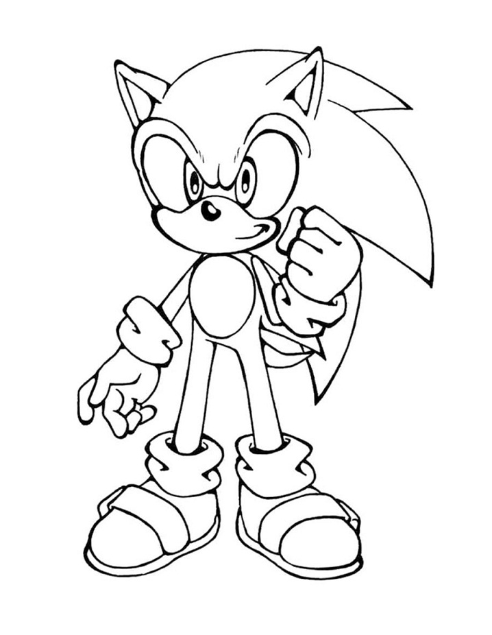 tranh tô màu Tô Màu Sonic