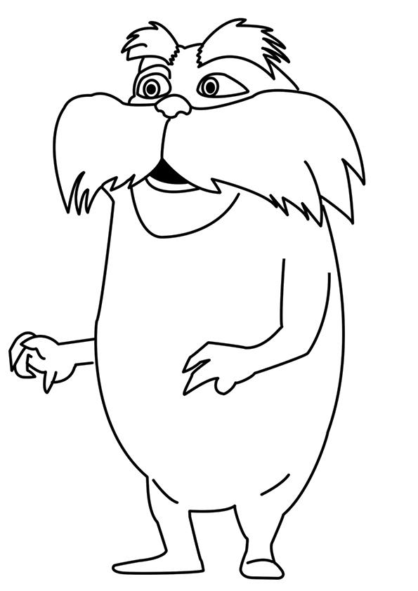 tranh tô màu Tô Màu Thần Lorax