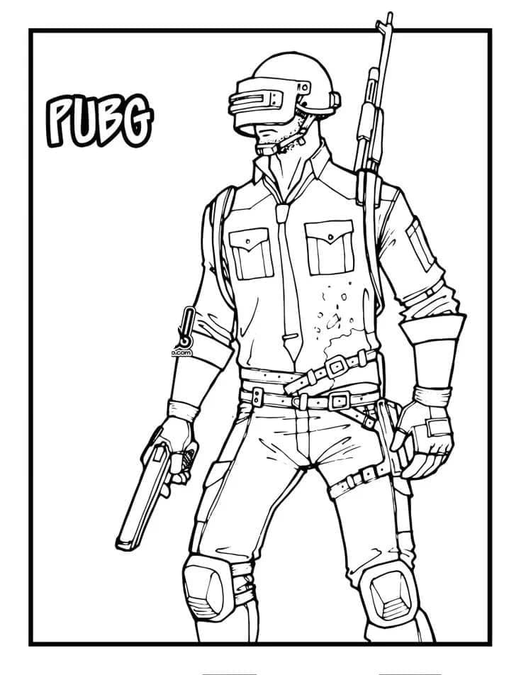 tranh tô màu Tô Màu Pubg