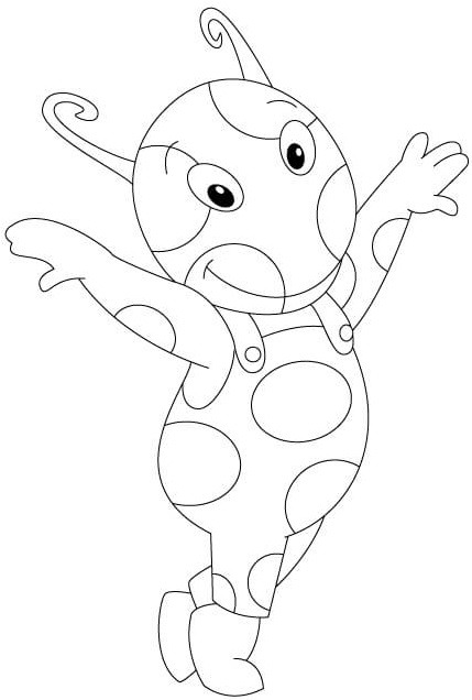 tranh tô màu Tô Màu Backyardigans