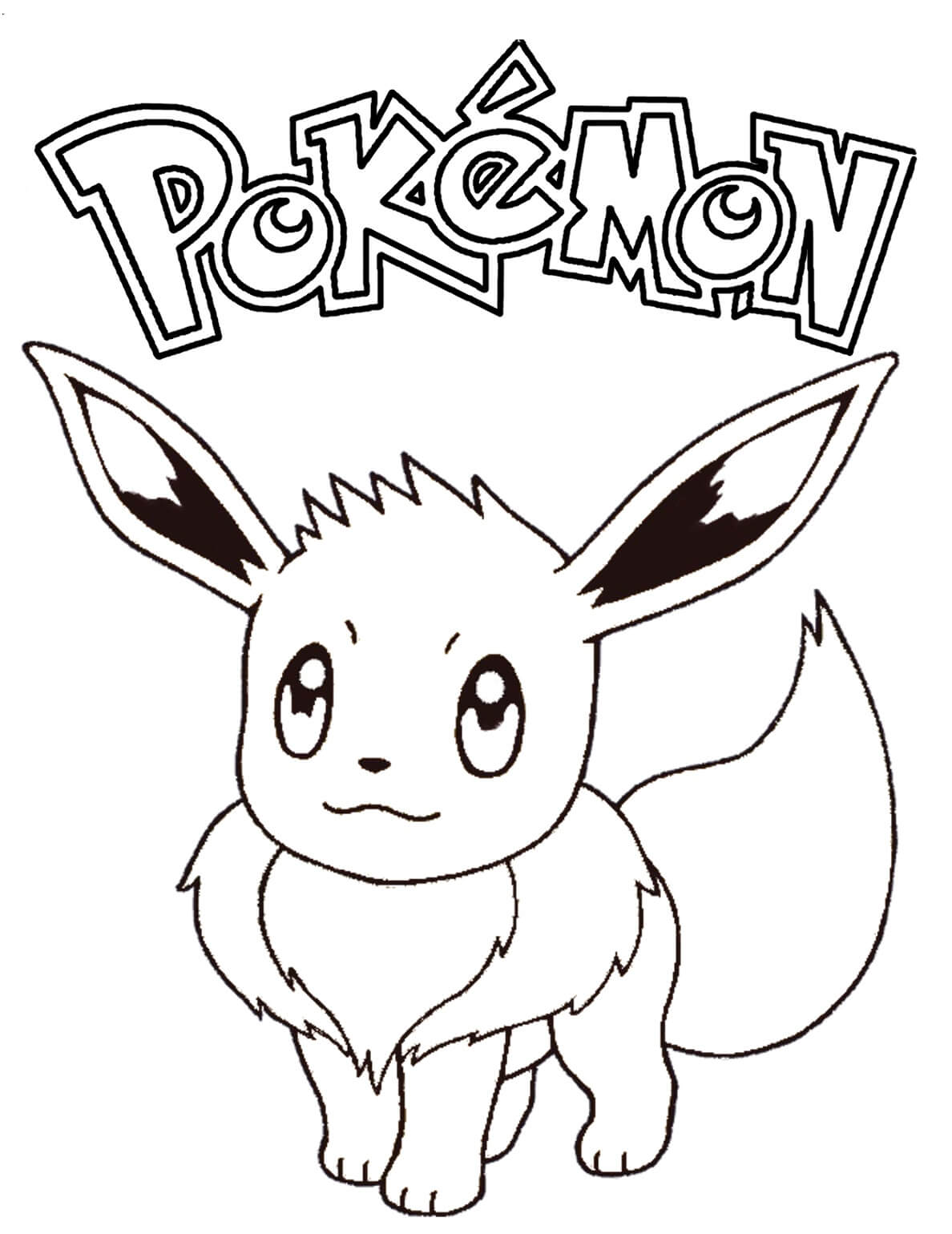 tranh tô màu Tô Màu Eevee