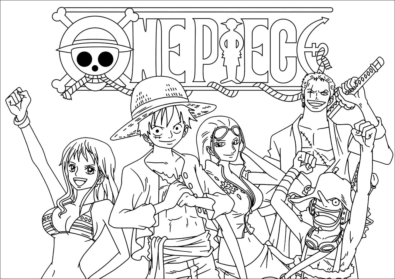 tranh tô màu Tô Màu One Piece
