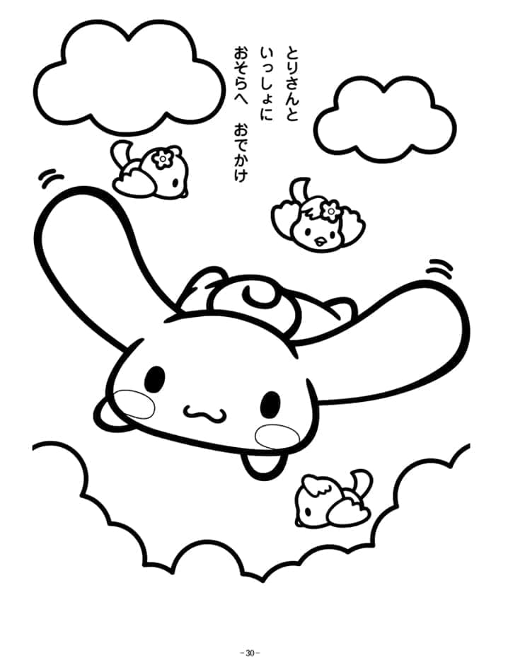 tranh tô màu Tô Màu Cinnamoroll
