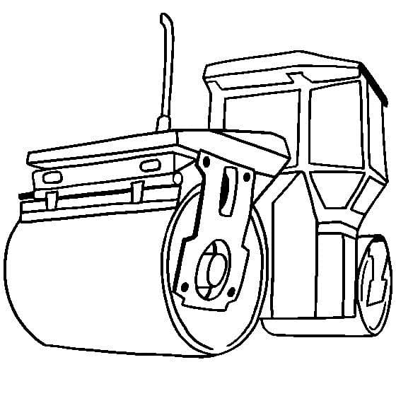 tranh tô màu Tô Màu Xe Lu
