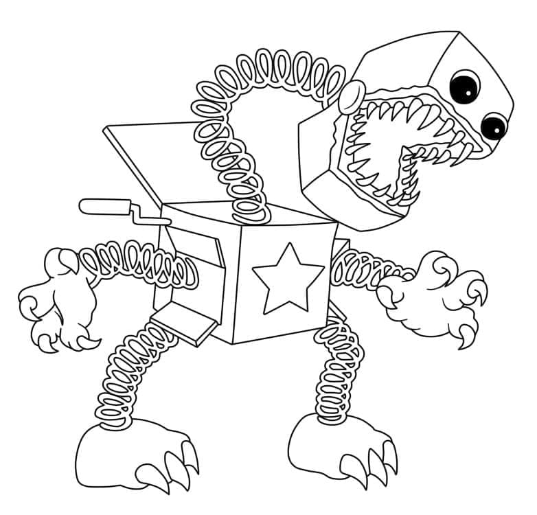 tranh tô màu Tô Màu Boxy Boo