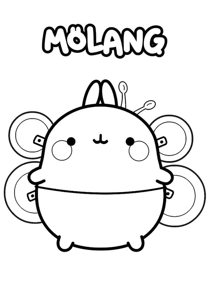 tranh tô màu Tô Màu Molang