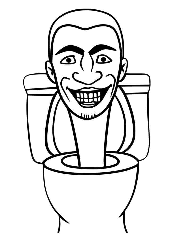 tranh tô màu Tô Màu Skibidi Toilet