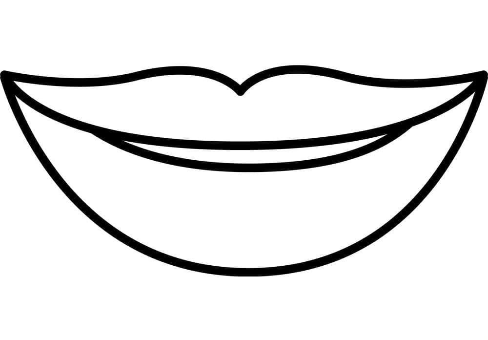 tranh tô màu Tô Màu Đôi Môi