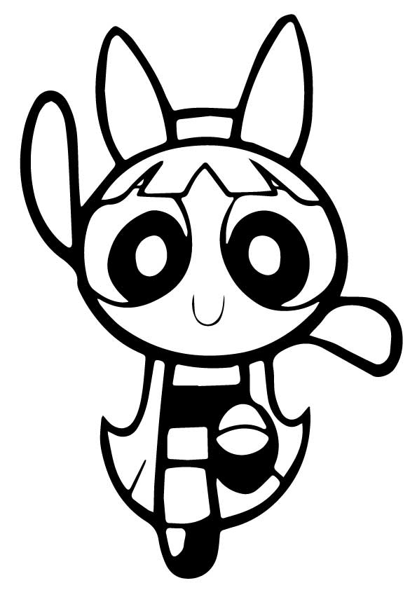 tranh tô màu Tô Màu Powerpuff Girl