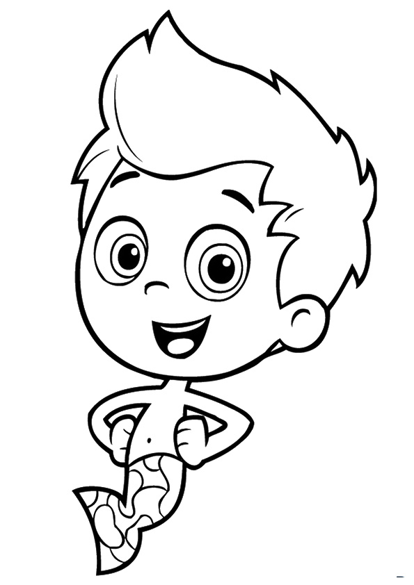 tranh tô màu Tô Màu Bubble Guppies
