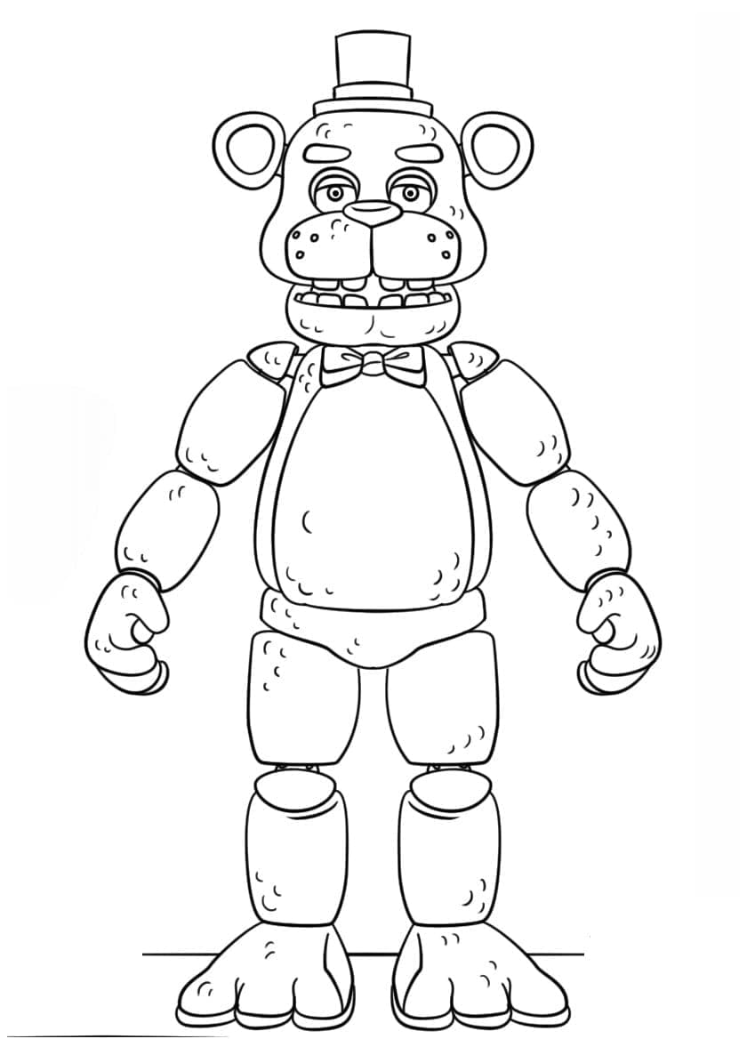 tranh tô màu Tô Màu Freddy
