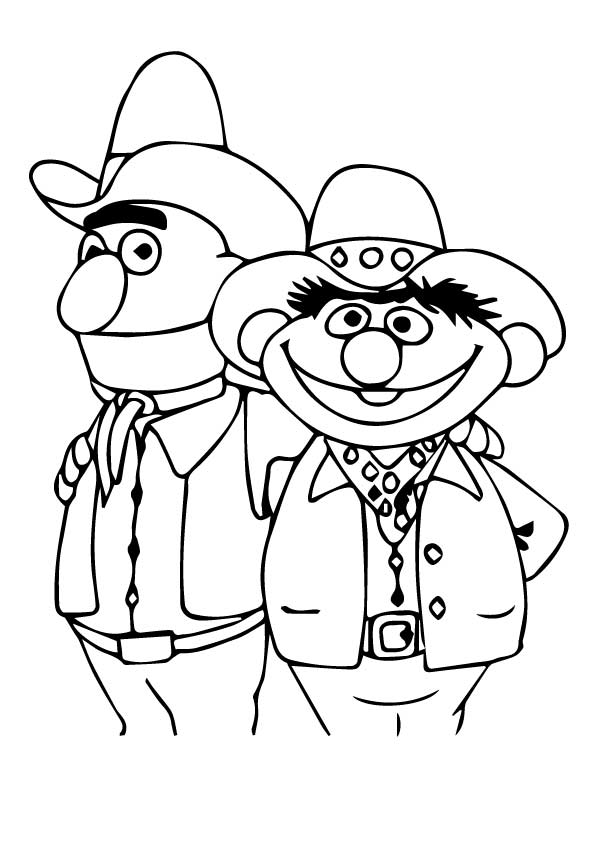 tranh tô màu Tô Màu Sesame Street