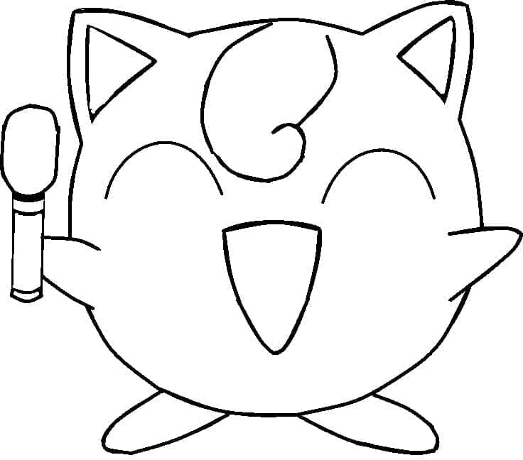 tranh tô màu Tô Màu Jigglypuff