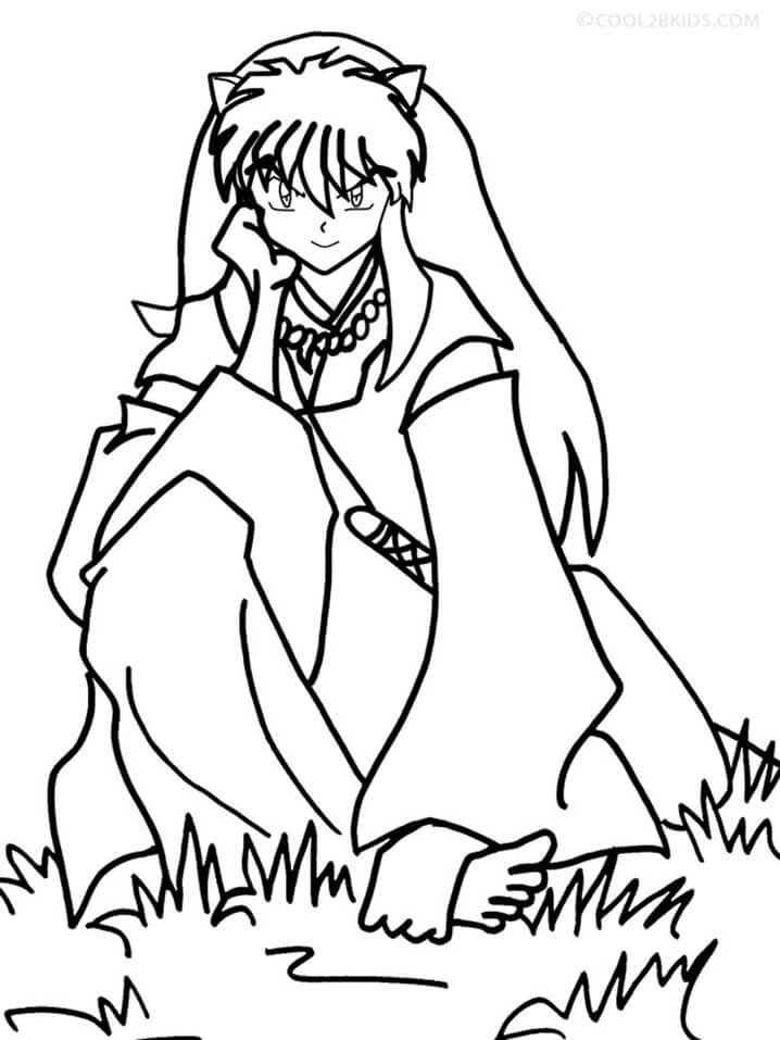 tranh tô màu Tô Màu Inuyasha