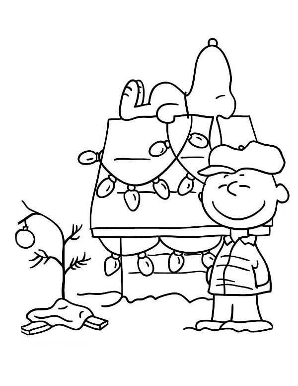 tranh tô màu Tô Màu Cậu Bé Charlie Brown