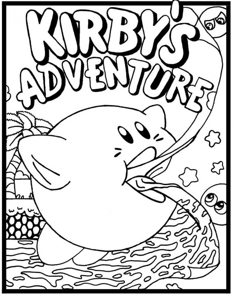 tranh tô màu Tô Màu Kirby