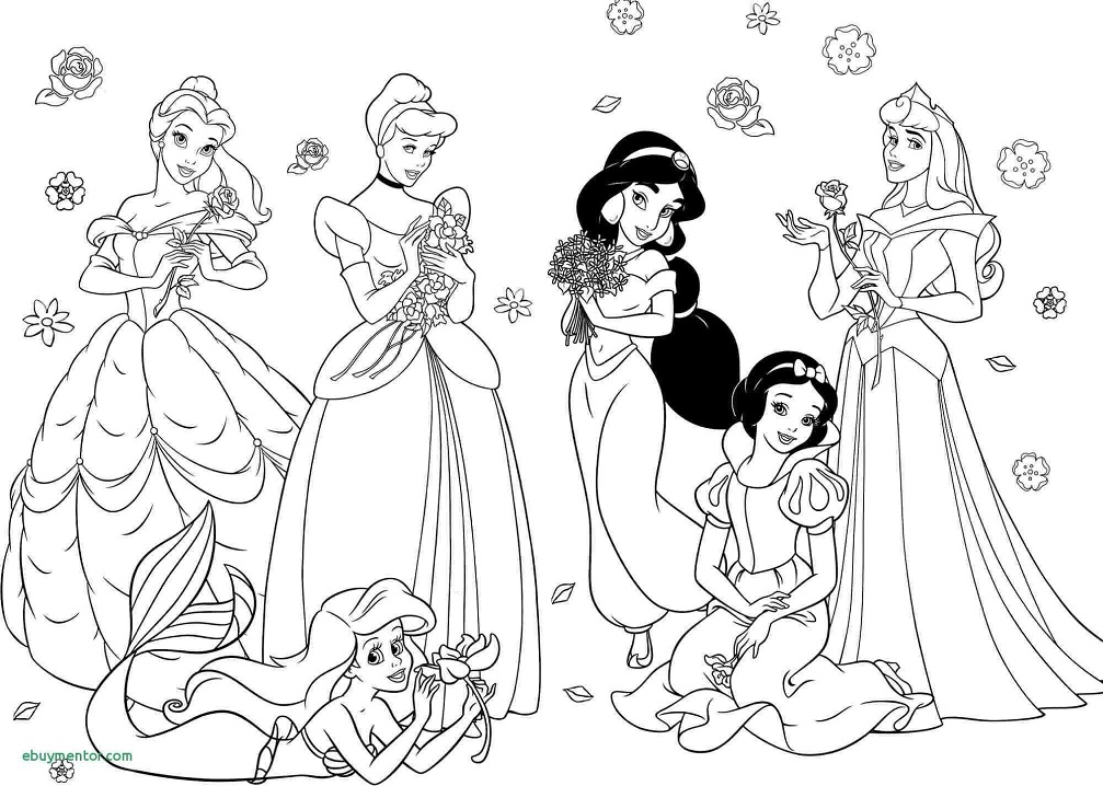 tranh tô màu Tô Màu Công Chúa Disney