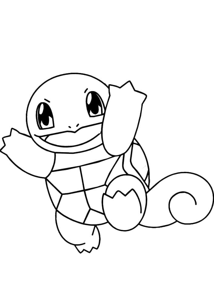 tranh tô màu Tô Màu Squirtle
