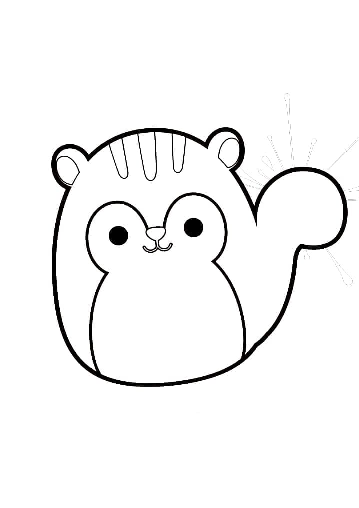 tranh tô màu Tô Màu Squishmallows