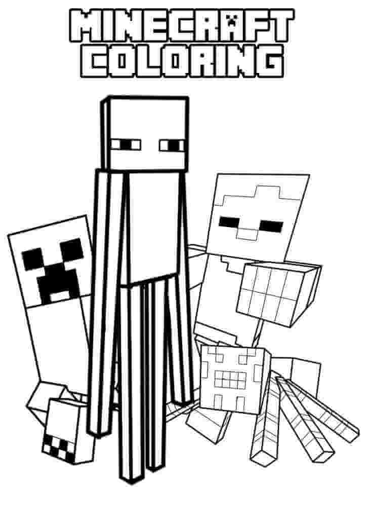 tranh tô màu Tô Màu Minecraft