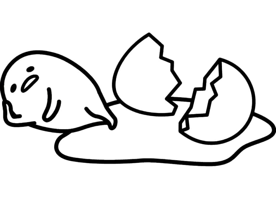tranh tô màu Tô Màu Gudetama