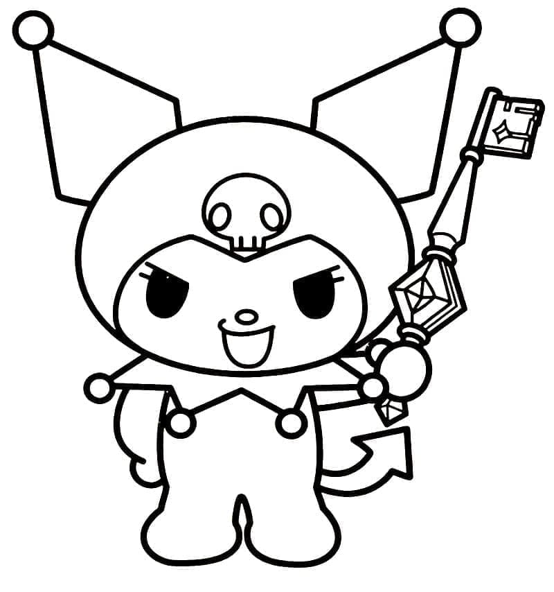 tranh tô màu Tô Màu Kuromi