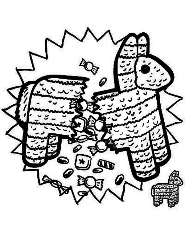 tranh tô màu Tô Màu Pinata