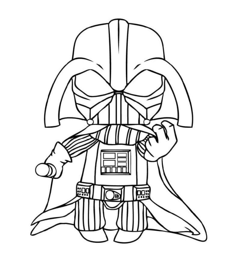 tranh tô màu Tô Màu Darth Vader