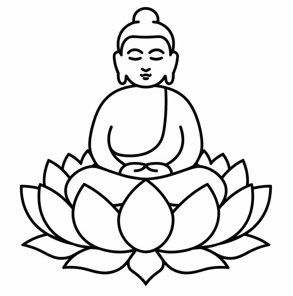 tranh tô màu Tô Màu Đức Phật
