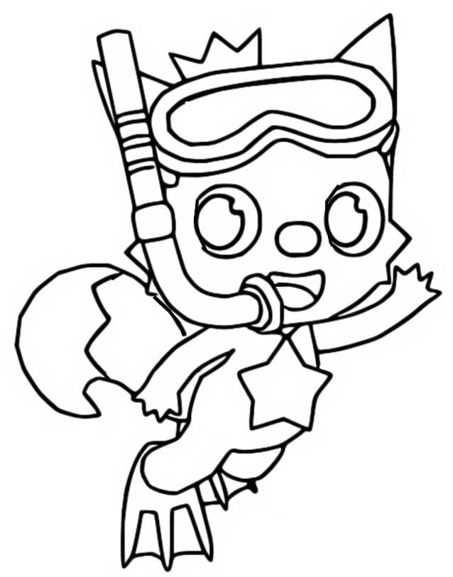 tranh tô màu Tô Màu Pinkfong