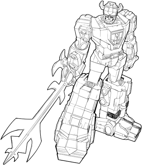 tranh tô màu Tô Màu Voltron