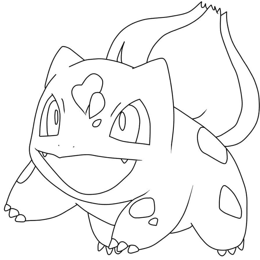 tranh tô màu Tô Màu Bulbasaur