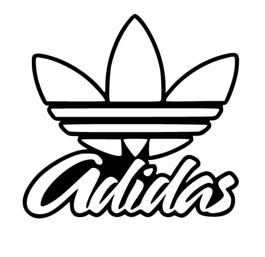 tranh tô màu Tô Màu Adidas