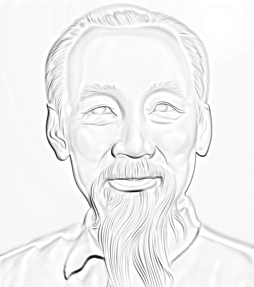 tranh tô màu Tô Màu Bác Hồ