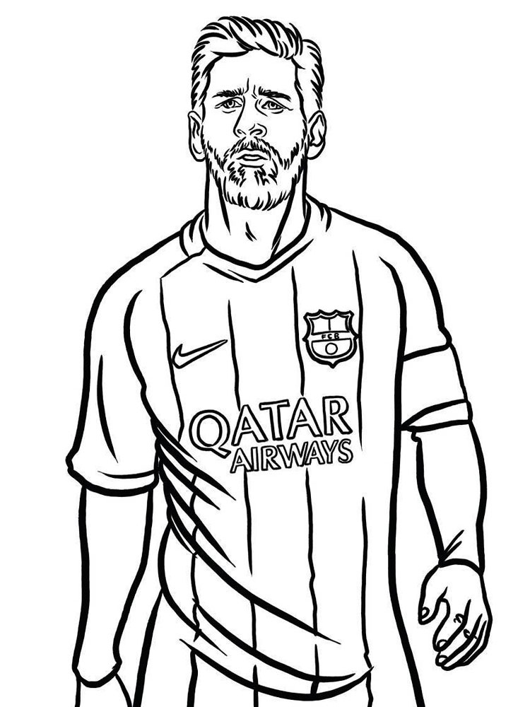tranh tô màu Tô Màu Messi