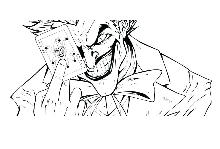 tranh tô màu Tô Màu Joker